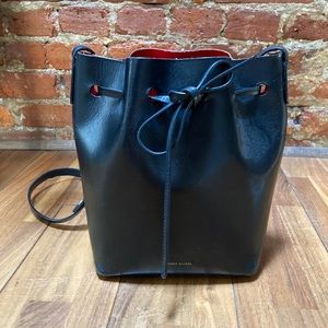 Mansur Gavriel Large Black Bucket Bag